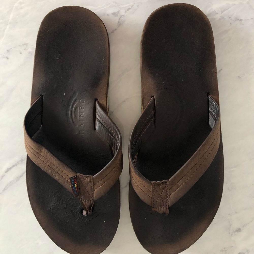 Men’s Rainbow Flip Flops